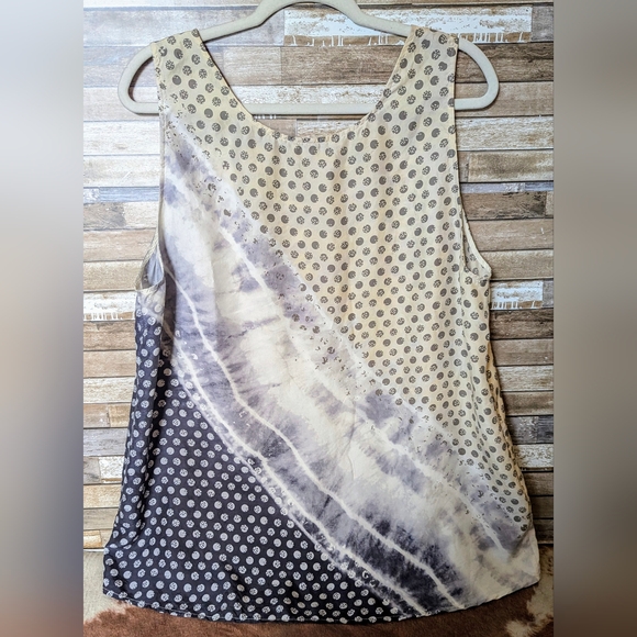 Garnet Hill Boho Prints Silk Tank - Picture 11 of 16